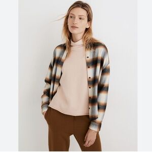 Madewell Westlake Flannel Shirt – Allen Plaid – Size XXS